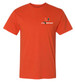 FloGrown® Men's S/S Orange Hurricanes Rally Poster Player T-Shirt