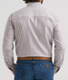 Wrangler® Men's L/S Wine Stripes Cody Johnson Button Shirt