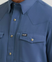 Wrangler® Men's L/S Vintage Indigo ATG Performance Snap Shirt