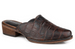 SALE Roper® Ladies' Brown Caiman Print Snip Toe Open Back Mules