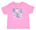 Southern Fried Cotton® Toddler S/S Raspberry Pink Dancin' Boots T-Shirt