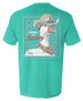 Southern Fried Cotton® Ladies' S/S Seafoam Cool It Cowboy T-Shirt