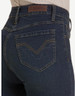 Rock & Roll Denim® Ladies' Sculpted Dark HR Trouser Jeans