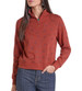 Panhandle Slim® Ladies' L/S Rust Ranch Brand 1/4 Zip Pullover