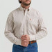 Wrangler® George Strait™ Men's L/S Rusted Stripe Button Shirt