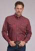 Roper® Men's L/S Red Maple Foulard Print Button Shirt