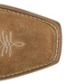 Justin® Kids' Tan Roughout/Black Square Toe Freckles Junior Boots