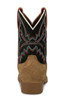 Justin® Kids' Tan Roughout/Black Square Toe Freckles Junior Boots