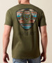 Ariat® Men's S/S Grape Leaf Rust Serape Shield T-Shirt