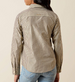 Ariat® Girls' L/S Chocolate Plum Stripe Kirby Button Shirt