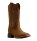 Ariat® Ladies' Reliable Brown Round Up WP Square Toe Boots