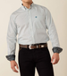 Ariat® Men's L/S Off-White Multi-Dot WF Bryton Fitted Button Shirt