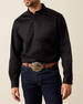 Ariat® Men's L/S Black Standard Twill Classic Fit Button Shirt
