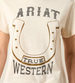 Ariat® Ladies' S/S Natural True West T-Shirt