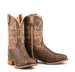 Tin Haul® Men's Bone Dry/Brown Basketweave Square Toe Boots