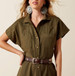 Ariat® Ladies' S/S Olive Green Cody Denim Dress