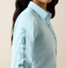 Ariat® Girls' L/S Saltwater Henna Stripe Kirby Button Shirt