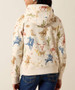 Ariat® Girls' L/S Desert Run Toile Ranch Tale Hoodie