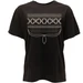 Hooey® Ladies' S/S Dark Brown Leona Boot Stitch T-Shirt