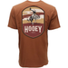 Hooey® Men's S/S Rust Cheyenne Bronc Logo T-Shirt