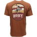Hooey® Men's S/S Rust Cheyenne Bronc Logo T-Shirt