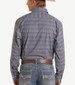 Rock & Roll Denim® Men's L/S Blue Medallion Print Button Shirt
