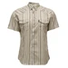 Hooey® Men's S/S Cream/Multicolor Stripe Sol Snap Shirt