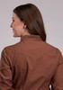 Roper® Ladies' L/S Sienna Brown Western Snap Shirt