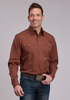 Roper® Men's L/S Sienna Brown Snap Shirt