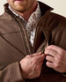 Ariat® Men's Wren Faux Leather Print Vernon Softshell Jacket