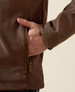 Ariat® Men's Wren Faux Leather Print Vernon Softshell Jacket