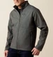 Ariat® Men's Beluga Grey Logo Softshell Jacket