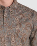 Rock & Roll Denim® Men's L/S Brown Paisley Print Button Shirt