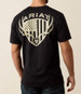 Ariat® Men's S/S Black Euromount Patriot T-Shirt