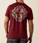 Ariat® Men's S/S Crimson Black Heather Southwest Stamper T-Shirt