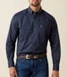 Ariat® Men's L/S Blue Night Foulard Print Canyon Classic Fit Button Shirt
