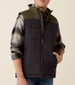 Ariat® Boys' Phantom Black/Olive Crius Insulated Vest