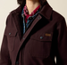 Ariat® Ladies' Chocolate Plum Western Canvas Chore Jacket