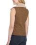 Cripple Creek® Ladies' Havana Brown Front Zip Aviator Vest