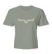 Kimes Ranch® Ladies' S/S Sage Outlier Cropped T-Shirt