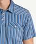 Rock & Roll Denim® Men's S/S Blue Stripe Western Polo Shirt