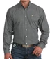 Cinch® Men's L/S Navy Square Geo Print Button Shirt