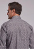 Stetson® Men's L/S Grey Medallion Paisley Button Shirt