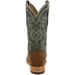 Tony Lama® Men's Cognac/Green 13" Gustavo Elk Square Toe Boots