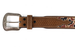 3D Belts® Men's Duck Camo Fabric/Basketweave Leather Belt
