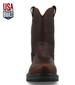 Twisted X® Men's Dark Brown 11" USA Built Round Nano Toe Pull-on Work Boots