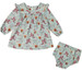 Wrangler® Infant/Toddler Girls' Blue Boot Print Dress