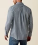 Ariat® Men's L/S Black/White Geo Print Lester Classic Fit Button Shirt
