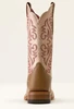 Ariat® Ladies' Caramelized/Gleaming Coral Frontier Drift Wide Square Toe Boots