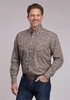 Roper® Men's L/S Grey Paisley Button Shirt